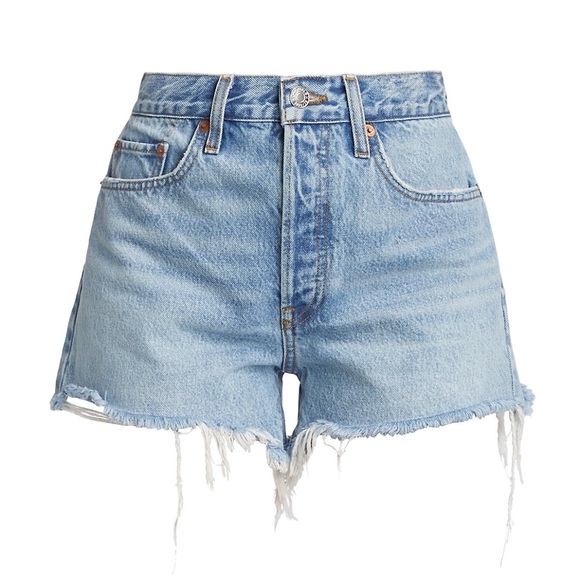 Re/done 70s High-Rise Denim Shorts - Picture 1 of 10